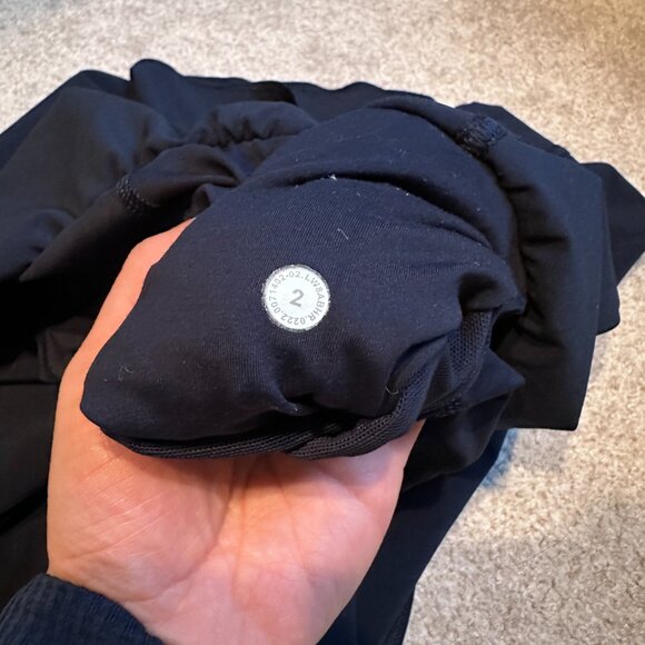 Lululemon Play Off The Pleats Skirt *13" True Navy Regular Size 2 - Picture 6 of 7